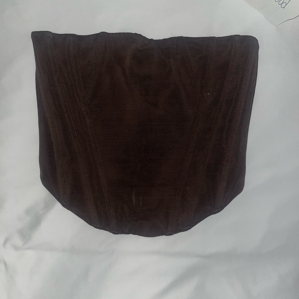 Chocolate Brown Bustier